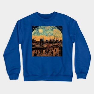 Starry Night in Mos Eisley Tatooine Crewneck Sweatshirt